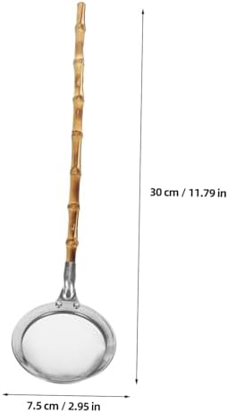 SHOWERORO Japanese-Style Stainless Steel Handle Strainer