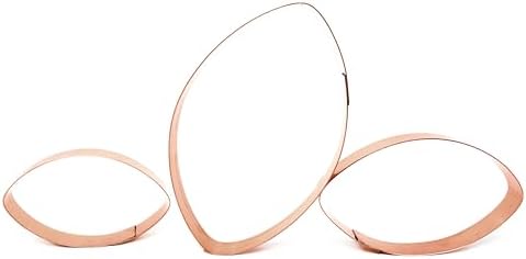 3-Piece Football Cookie Cutter Set Made in USA