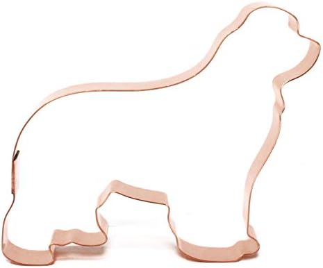 The Fussy Pup Newfoundland Cookie Cutter High-Quality Copper Made in the USA
