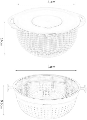 Colander with Mixing Bowl Set for Kitchen Use