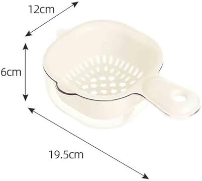 Dual-Layer Draining Basket with Handle by Goffreo