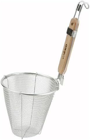 Winco 55-inch Round Food Strainer 65-inch Deep Premium Mesh Strainer