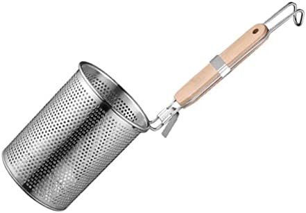 Cabilock Stainless Steel Noodle Strainer with Handle