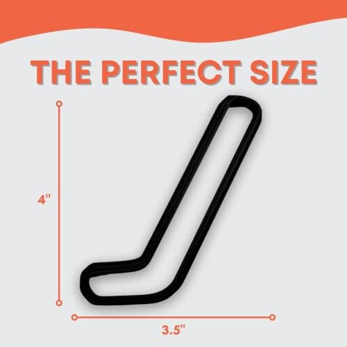 Hockey Stick Cookie Cutter with Easy to Push Design 4 inch