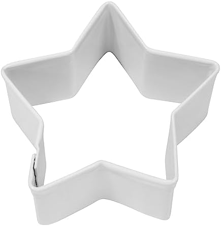 RM Star 2 White Polyresin Coated Cookie Cutter