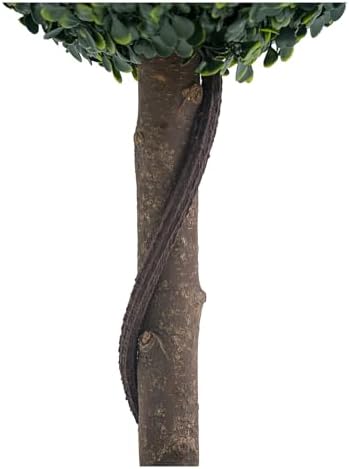 GarveeHome 2 Pack Milan Grass Ball Topiaries 24-Inch Outdoor Set