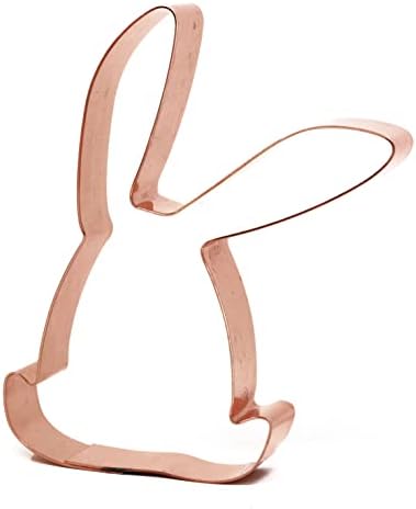 The Fussy Pup Sitting Bunny Rabbit Cookie Cutter - 4 in Copper