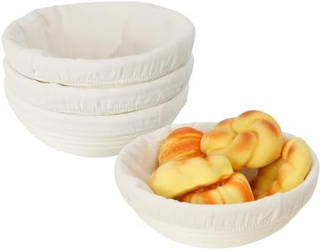 Nisorpa 4-Pack Sourdough Bread Proofing Baskets