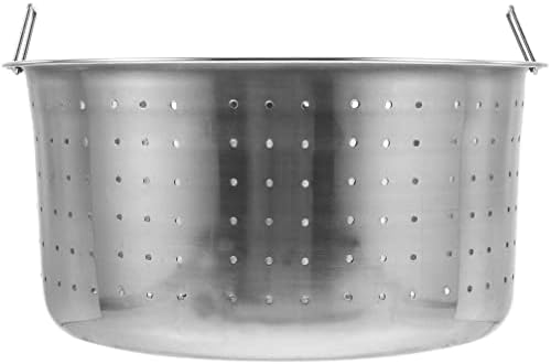 HemotonStainless Steel Mesh Rice Steamer Basket with Handle