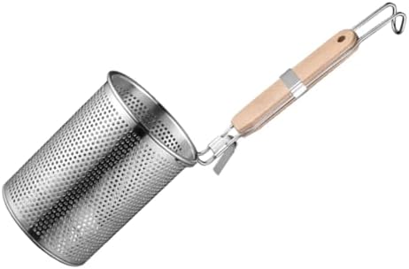 STOBAZA Stainless Steel Colander Basket for Noodle and Vegetable Straining