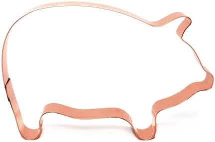 The Fussy Pup - Handcrafted Copper Pig Cookie Cutter