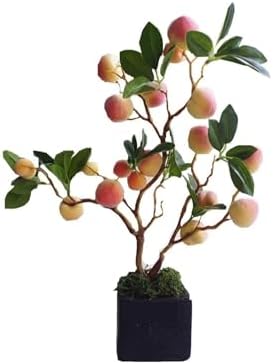 Artificial Peach Tree for Home or Desk Decoration