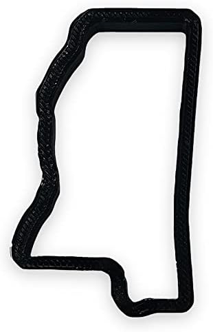 Perfectly Mississippi State Cookie Cutter with Easy Push Design