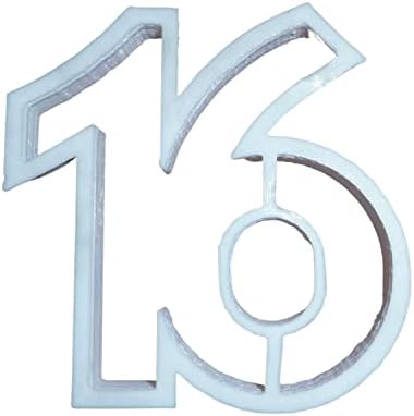 Sweet 16 Birthday Cookie Cutter Made in USA for Quality and Durability