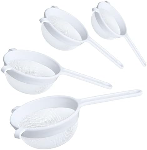 Worldity 4-Piece Fine Mesh Strainer Set