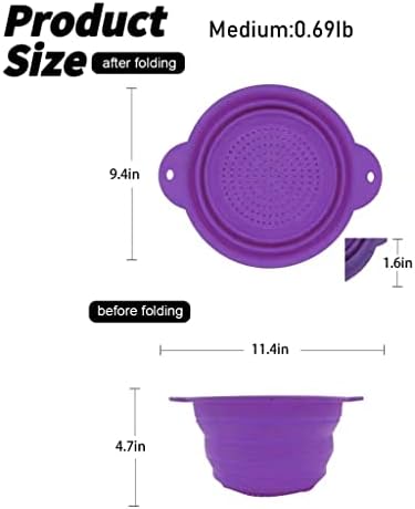 BYDUOU Collapsible Colander Space-Saving Kitchen Tool