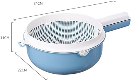 Cabilock Double Layer Fruit StrainerHigh-Quality Kitchen Colander for Washing Fruits Vegetables