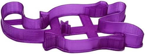 Creative Baking Tool 3D Cat Butt Cookie Cutter Purple Durable