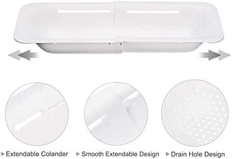 Adjustable Collapsible Colander for Kitchen Uses