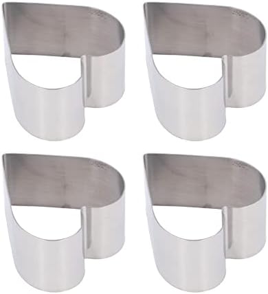 Stainless Steel 4-Piece Cake Baking Cutter Set with Lid