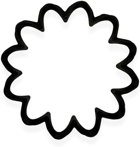 Bundle of Fun Daisy Flower Cookie Cutter - Easy to Push Design