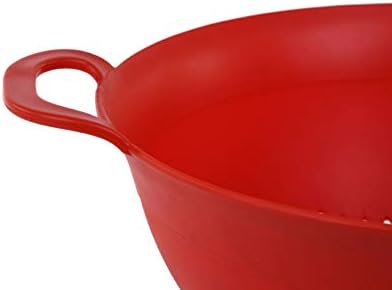 Mintra Home Plastic Colander Set - Easy Pasta Veggie Straining BPA-Free Reusable