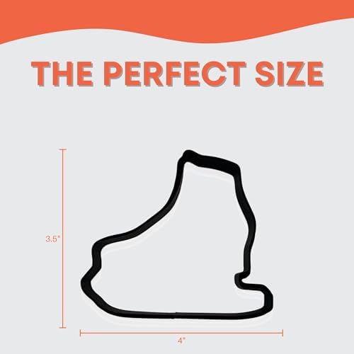 Easy to Use Ice Skate Cookie Cutter