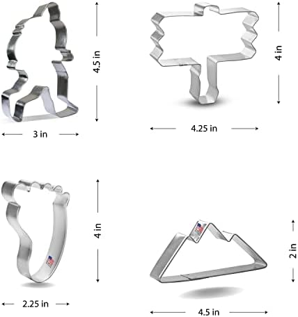 Bigfoots Crossing Cookie Cutter Set
