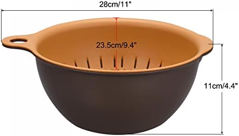 LuxuryNest Luxury Boolean Kitchen Strainer 3-in-1 Efficient SpaceSaving Measure 15cm
