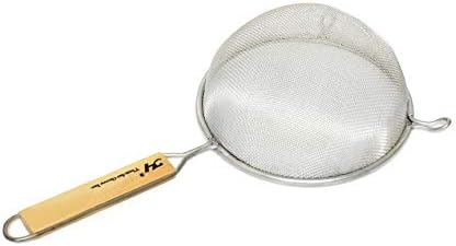Fast-acting 8-inch stainless steel colander by Thunder Group