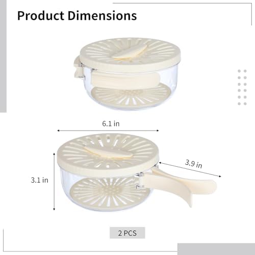 Simple Storage System Organizes and Splits Fruits Vegetables Multifunctional Use