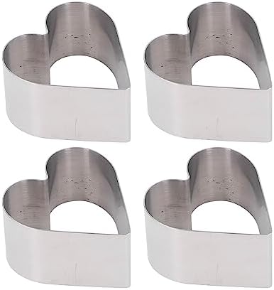 Stainless Steel 4-Piece Cake Baking Cutter Set with Lid