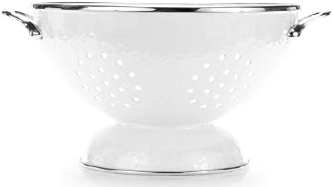 Golden Rabbit Solid White 5 qt Colander - Durable Elegant