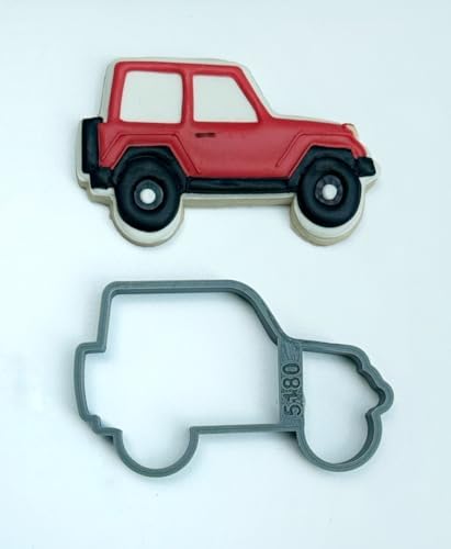 3-Piece Military 4WD Ducky Cookie Cutters Baking Set