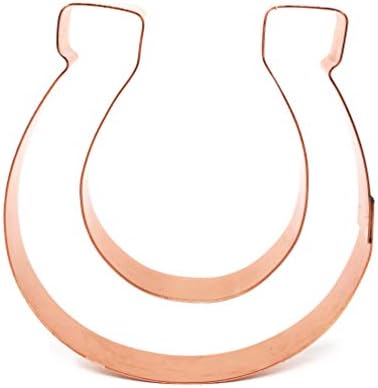 The Fussy Pup 4-inch Copper Horseshoe Cookie Cutter