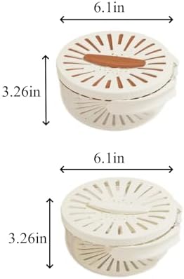 Fruit Washing Basket with Strainer and Lid