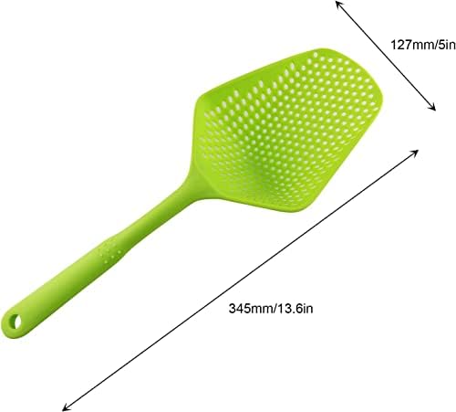 Durable Stainless Steel Kitchen Strainer Long Handle Colander