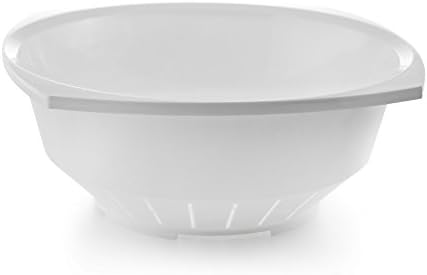 10-Inch Plastic Colander for Pasta Vegetables BPA-Free Durable