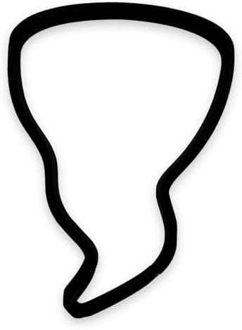 Tornado Cookie Cutter - Easy to Push Weather-Themed