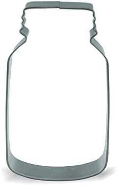 Keewah Mason Jar Cookie Cutter Set 4-Piece Stainless Steel