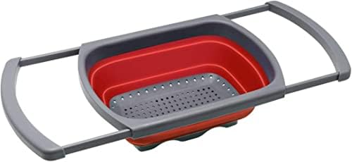 Collapsible Colander Red