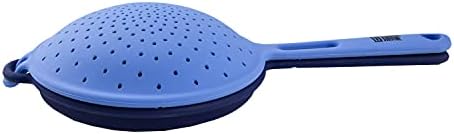 Cambridge Silversmiths Robert Irvine 2-in-1 Collapsible Colander Blue