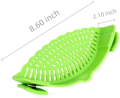 Clip-on Heat-Resistant Silicone Strainer