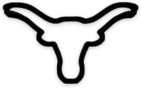 Longhorn Cookie Cutter Easy to Push