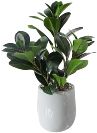 Eco-Friendly Artificial Tree - Fake Plastic Leaves for Home Office More