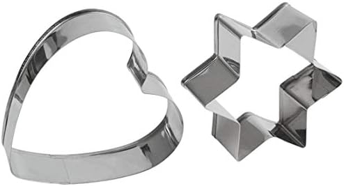 Stainless Steel Baking Tools - Heart Shaped Cookie Cutters for Adults Kids