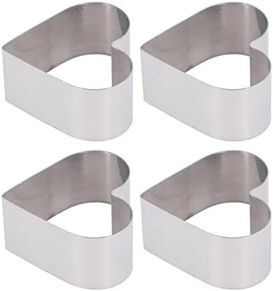 Stainless Steel 4-Piece Cake Baking Cutter Set with Lid