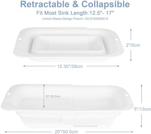 Rottogoon Expandable Collapsible Kitchen Colander