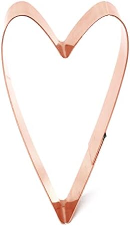 Skinny Heart Cookie Cutter - Made in USA