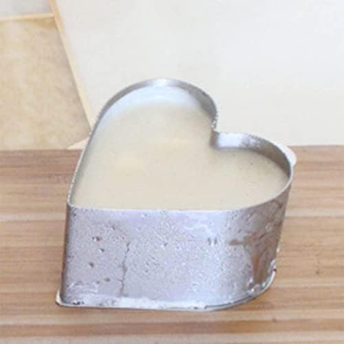 Stainless Steel 4-Piece Cake Baking Cutter Set with Lid